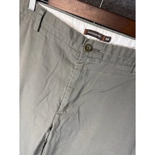 Dockers D2 Men Size 38 x 32 Khaki Straight Fit Casual Dress Pants Chinos Manager