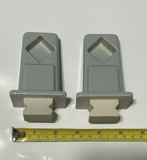 Vintage Ceramic Towel Bar Holders: Light Gray Ceramic Tile New