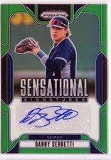2025 Panini Prizm Danny Serretti #SS-DS Sensational Signatures Auto Tigers