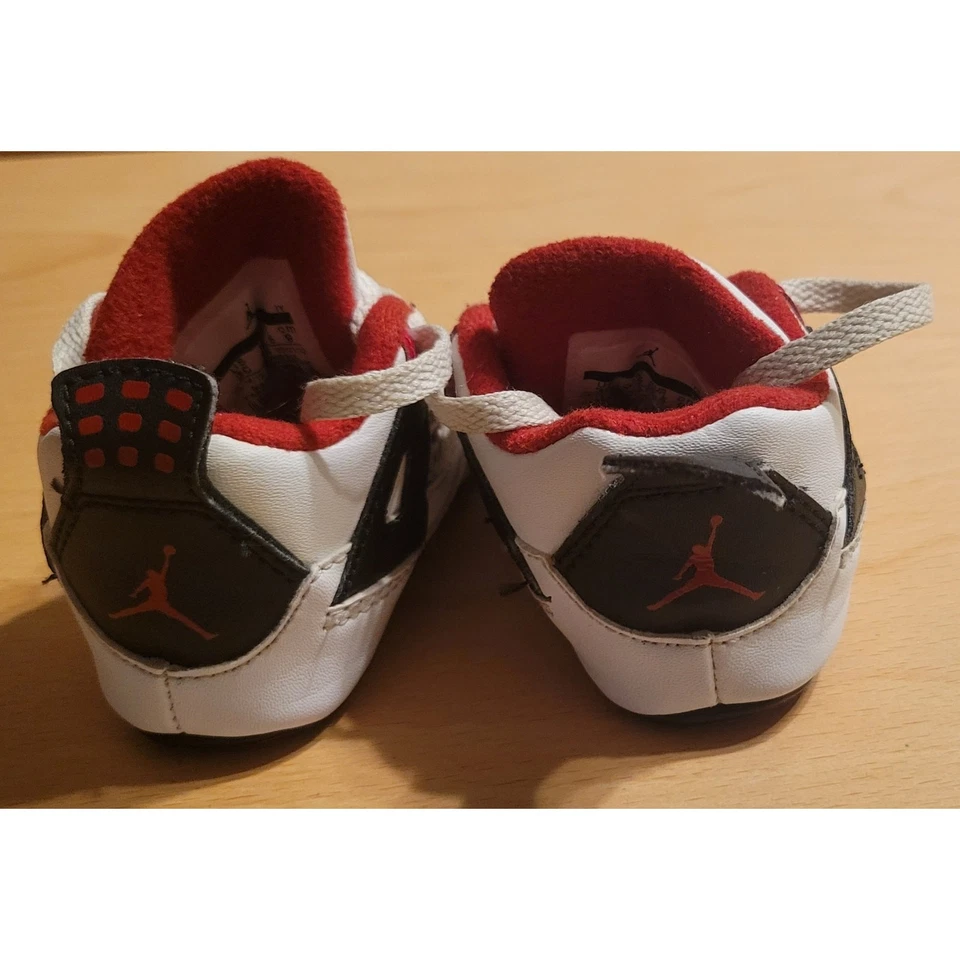 RARE FIND: Baby Nike Air Jordan IV "Fire Red" 100% Authentic - Image 4 of 4