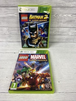 Xbox 360 Lego Spiele Marvel Batman 2 Super Heroes x2 Spiele PK