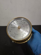 Maximum Vigilant VIA Analog Wind Speed Instrument Brass Case and Silver Dial