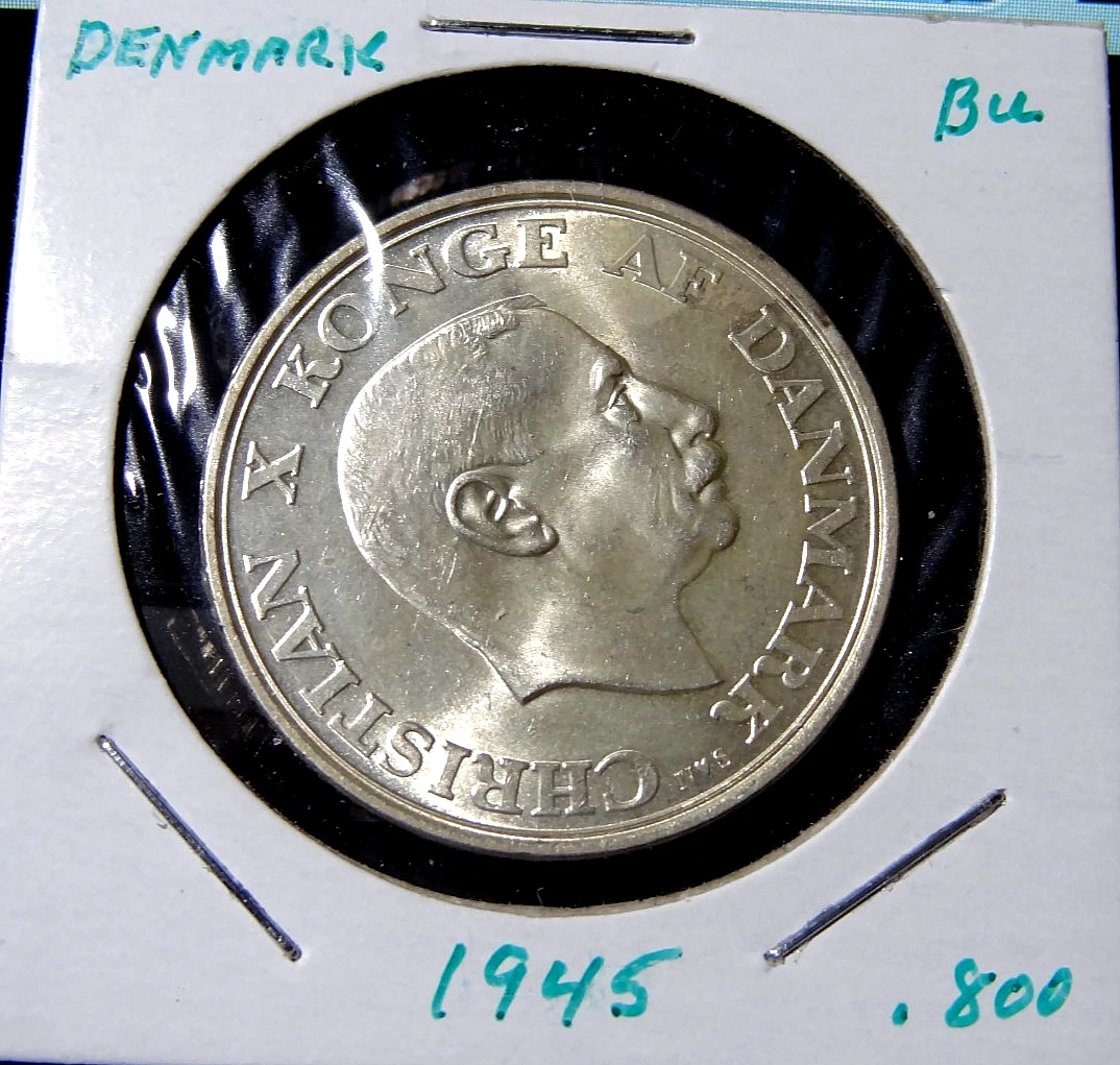 デンマーク　2クローネ　1945 【NGC MS63】　世界　㉑ デンマーク 2クローネ 1945 【NGC MS63】 世界コイン ㉑ - メルカリ