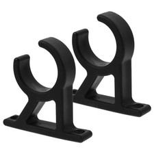 2pcs Boat Hook Holder: Black Quick Release Pole/Oar Holders - 42mm Nylon Pipe