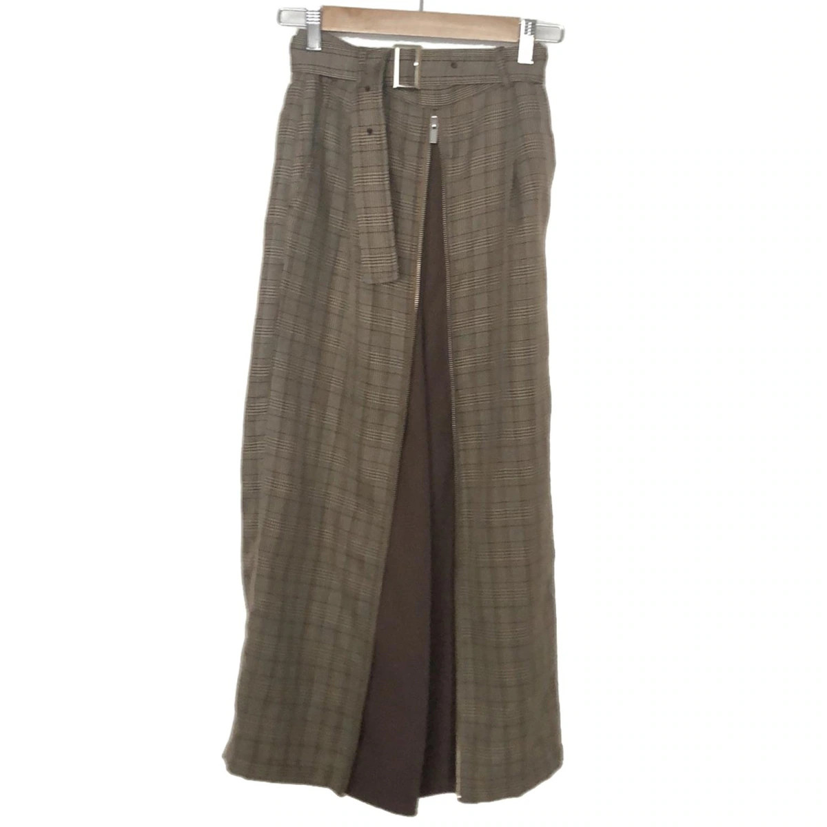 AMERI - Beige Dark Brown Multi Women's Pants - image 1
