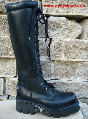 New Rock Boots Admiral 235-S1 Gothic Biker schwarz Größe 38 bis 46