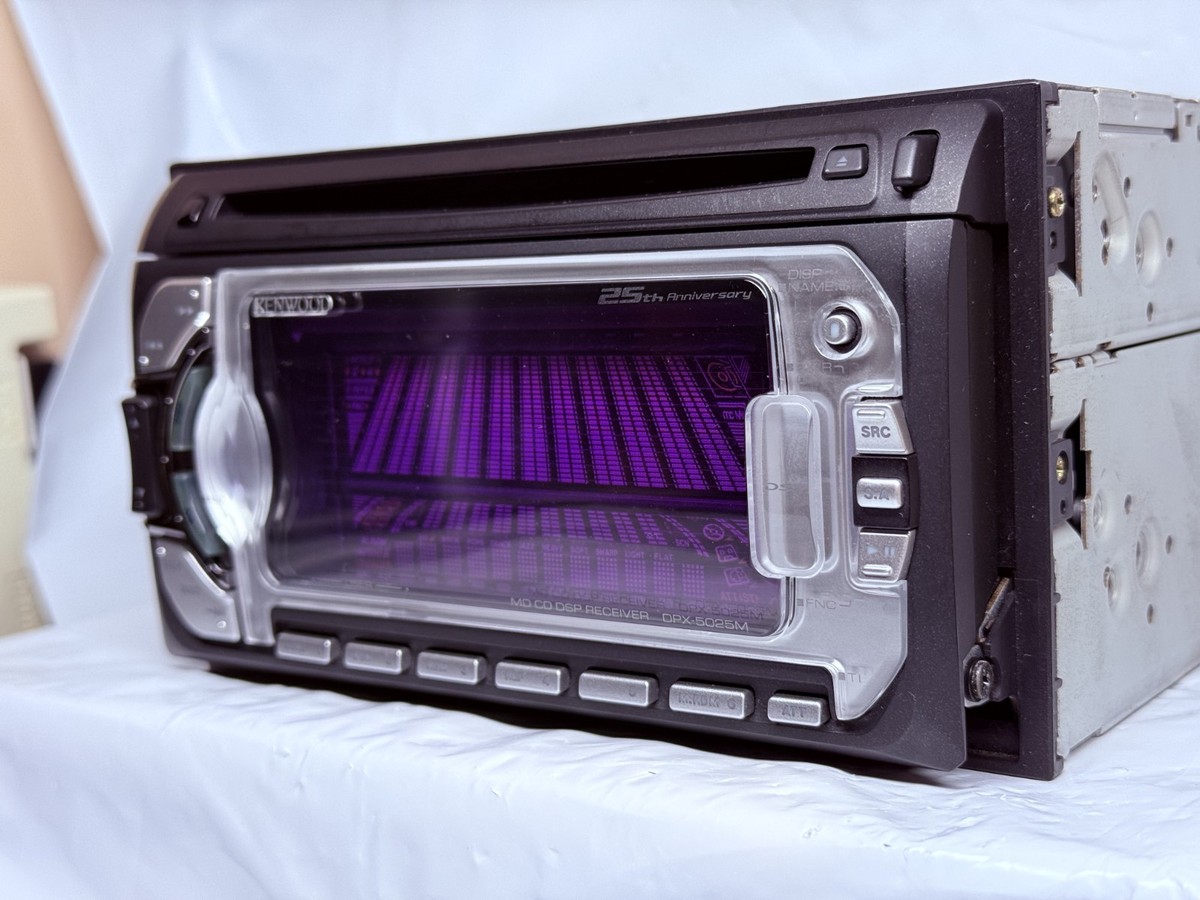 カーオーディオ KENWOOD MD CD DSP RECEIVER DPX-5025M KENWOOD DPX-5025M 2DIN CD MD JDM Car Audio w/ External Bluetooth