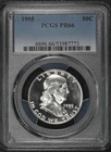 1955 Franklin Half PCGS PR66