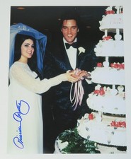 Priscilla Presley ELVIS PRESLEY Signed Autograph Auto 11x14 Photo JSA