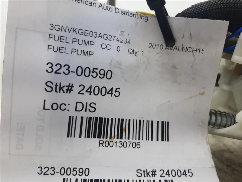 Conjunto de bomba de combustible 09-14 CADILLAC ESCALADE ESV 19299715 Foto 4 de 4