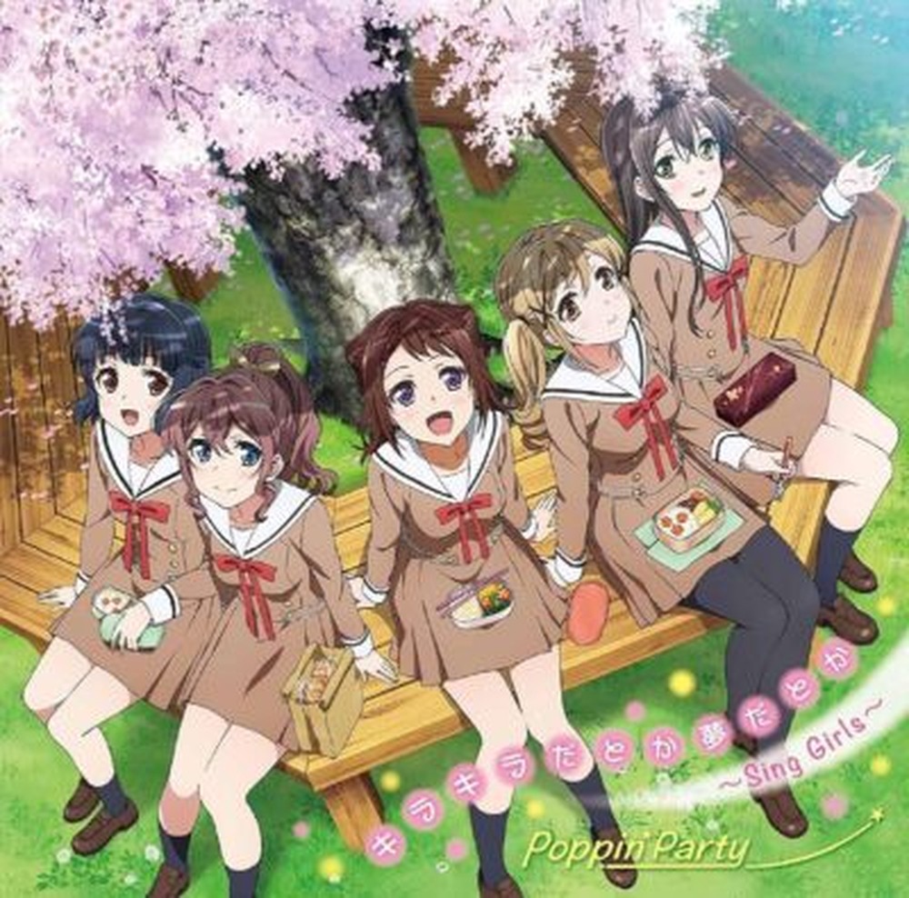 BanG Dream! ED THEME ""Kirakira to Yume de Toka -Sing Girls-"" SINGLE-CD Japan