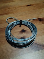 ✴️3m Wire Rope Steel Cable Galvanised Zinc Metal Wire Twisted Hold Upto 45kg 5:1