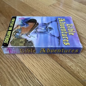 BIBLE ADVENTURES CIB w/ manual & box for Nintendo NES (1991), TESTED & WORKS!