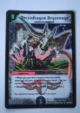 Duel Masters  DM-10 -Necrodragon Bryzenaga S4/S10 - Super Rare - EX - MINT