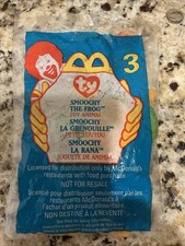 1999 McDonald's Happy Meal Toy SMOOCHY THE FROG Animal #3 - Sealed in Package