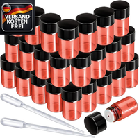 Mini Glasflaschen Mit Tropfer FüR äTherische ÖLe - 25 StüCk Rosa, 2Ml, Wiederver
