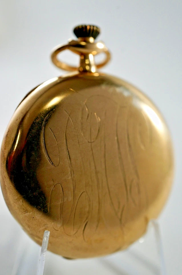 Reloj Bolsillo Hamilton 1919 Triple Firmado Grado 974 Modelo 2 17J 16S 25 Años GF Funciona Foto 4 de 4