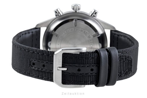 IWC Schaffhausen Fliegeruhr Chronograph Automatik Stahl Ref. IW371701 B&P 2009 - Bild 11 von 13