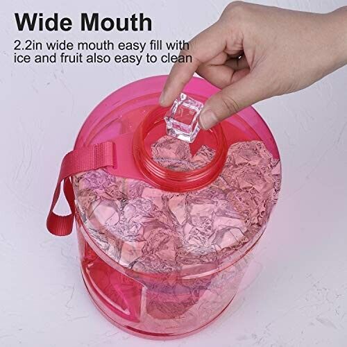 Motivational Time Marker w/Straw Water Bottle,BPA Free Leak Proof (1 Gal/128 oz) - Picture 5 of 6