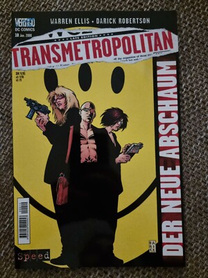 TRANSMETROPOLITAN  VERTIGO DC  # 10/'99-03 SPEED  PAPERPACK 
