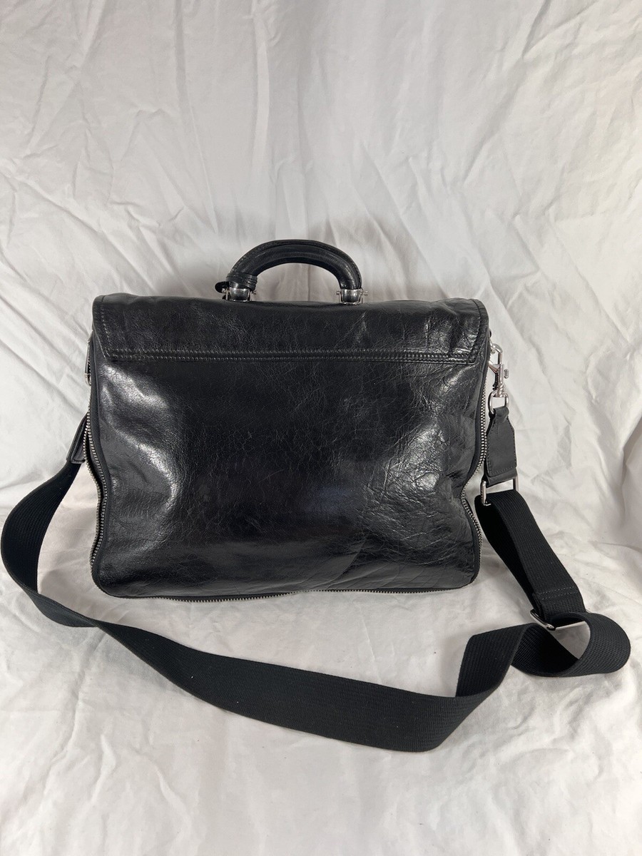 バッグ DOLCE&GABBANA Black Leather Briefcase Dolce & Gabbana Leather Briefcase | Black | FARFETCH