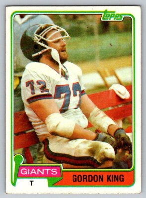 1981 Topps - #14 Gordon King (RC)