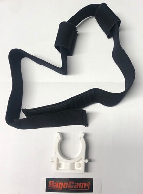 Headband Holder Elastic Head Strap+CLIP Mount for Tactacam Fish-i Wide Solo 2.0