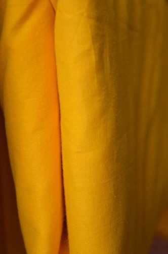2.5 Yard Print_003 Solid Plain Yellow Cotton Jaipuri Light Weight Fabric Craft* - Picture 10 of 12