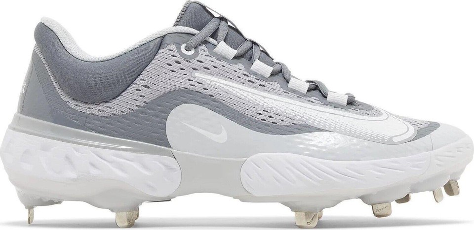 Nike Alpha Huarache Elite 4 Low Wolf Grey White for Sale  display picture 1