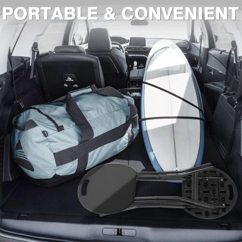 Portable Folding Chair w/Handle Heavy Duty Round Fold Stool Chair for Dorm Home - Picture 8 of 8