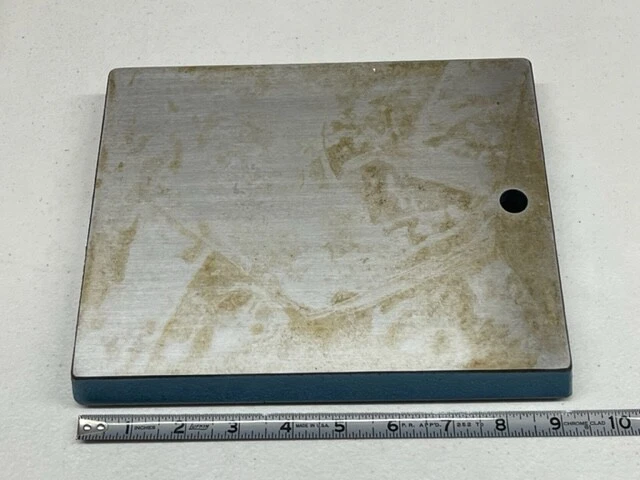 Brown & Sharpe 599-7702 Cast Iron Comparator Stand Base, 9x7"  IN STOCK - Image 2 of 4