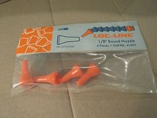 4 Pieces LOC-LINE 41403 1/8" Round Nozzle New