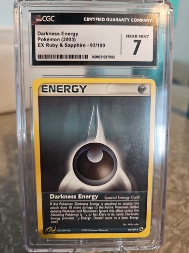Darkness Energy graded CGC 7 for sale on eBay