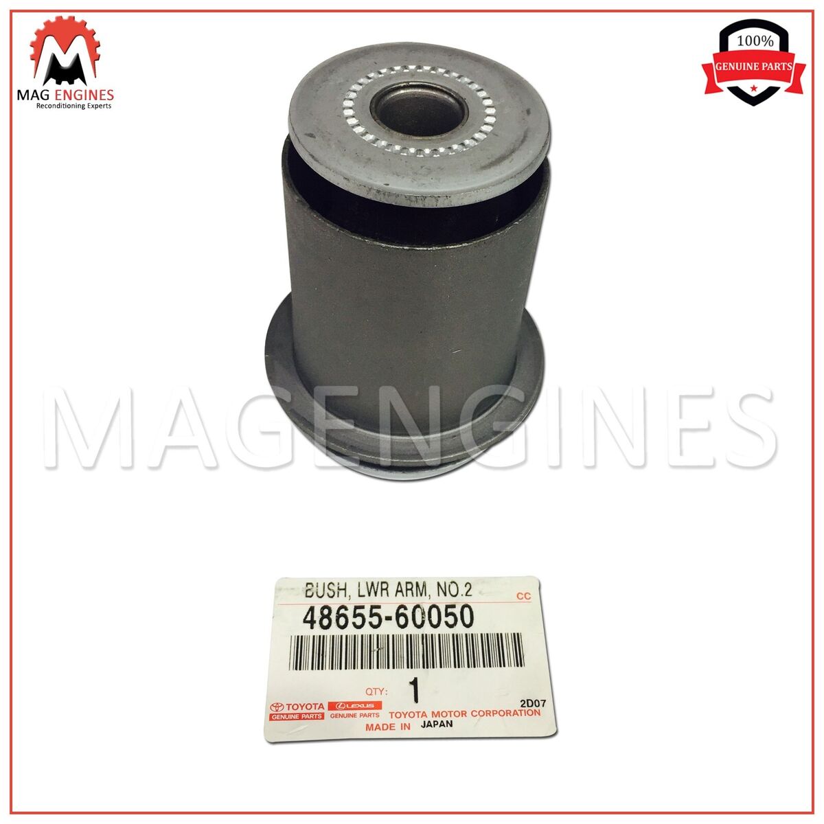 48655-60050 GENUINE OEM BUSH, FRONT LOWER ARM, NO.2, RH/LH 4865560050 | eBay 48655-60050 GENUINE OEM BUSH, FRONT LOWER ARM, NO.2, RH/LH 4865560050 | eBay