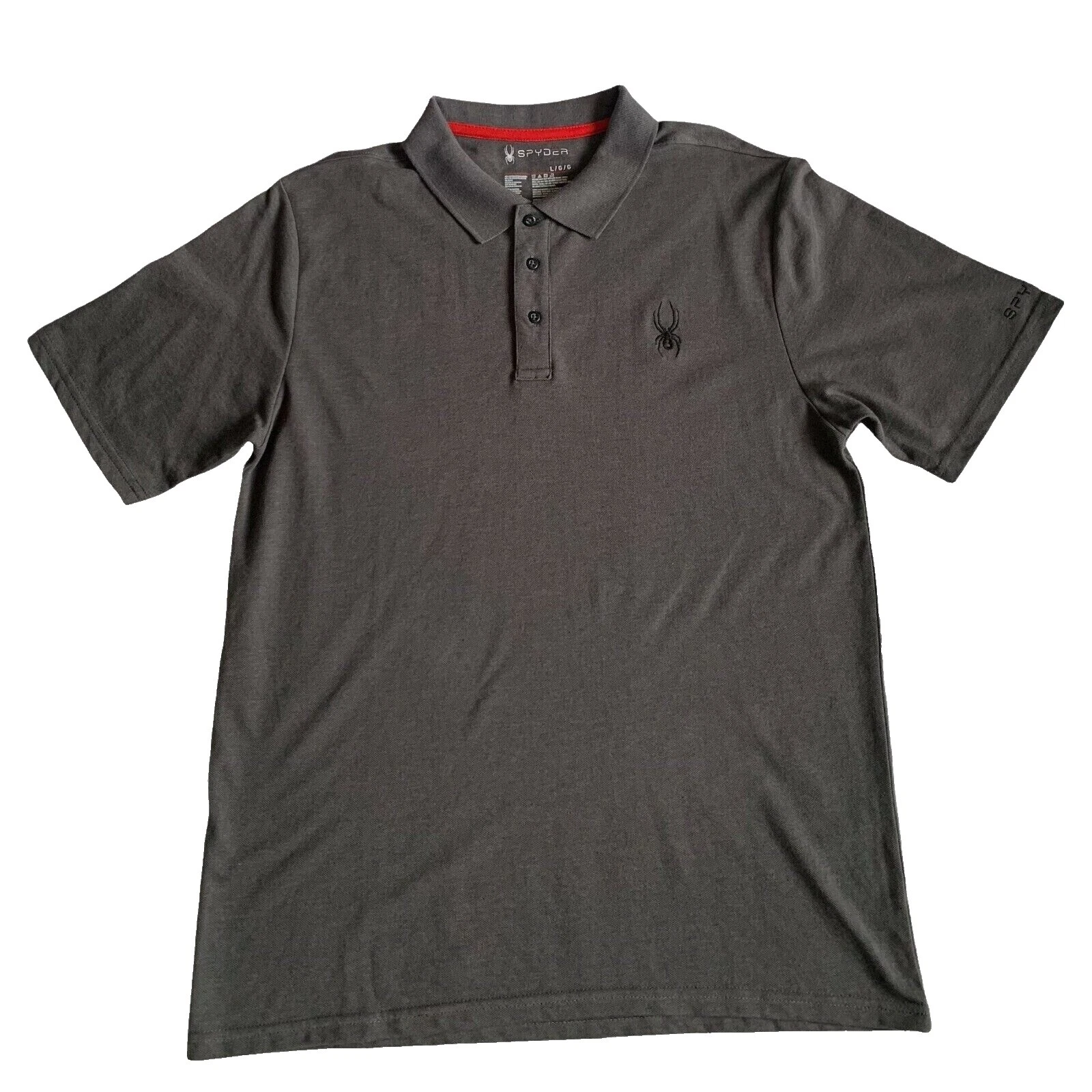 Botón Casual sólido Poliéster Spyder-Down Shirts for Men