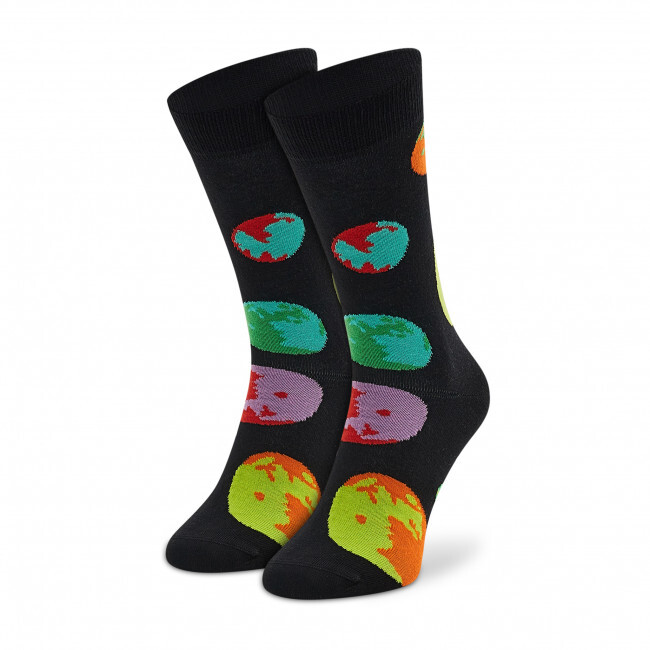 CALZE HAPPY SOCKS НОСКИ ЛУННОЙ ТЕНИ УНИСЕКС DONNA UOMO PIANETI LUNE NERO РАЗНОЦВЕТНЫЕ