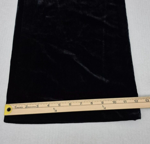 LOFT Velvet High Rise Wide Leg The Peyton Trousers Women's Size 10 Black - NWT - Picture 9 of 12