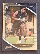 Devin Asiasi 2020 Absolute Rookie Card 131 New England Patriots UCLA Bruins