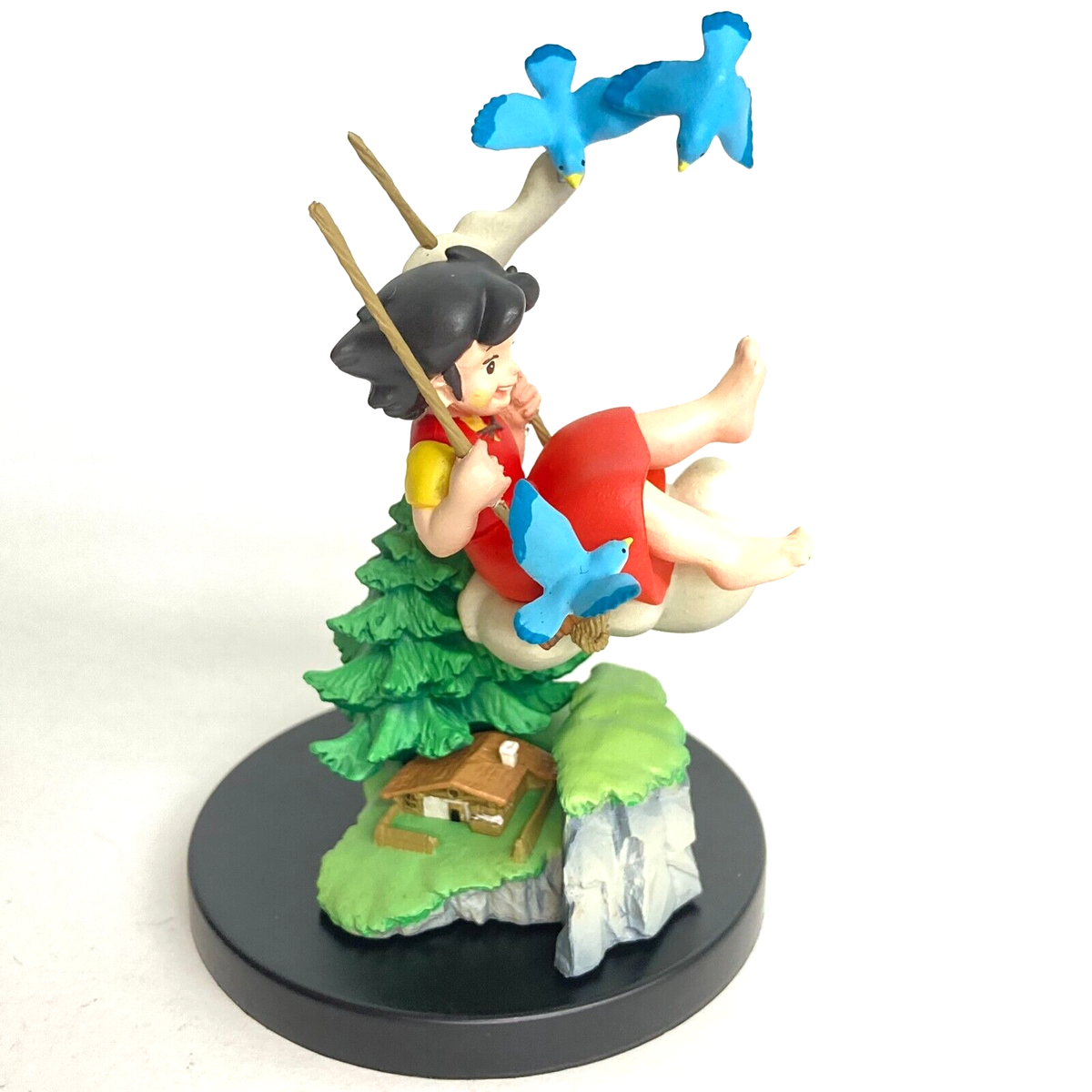 Heidi Girl of the Alps Mini Vignette Figure Heidi on the swing