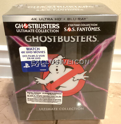Ghostbusters: Ultimate Collection Movies Giftset 4K Ultra HD Blu-Ray New Sealed