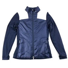 KJUS Retention Jacket Full Zip Lightweight Athletic Dark Blue Women Small Active