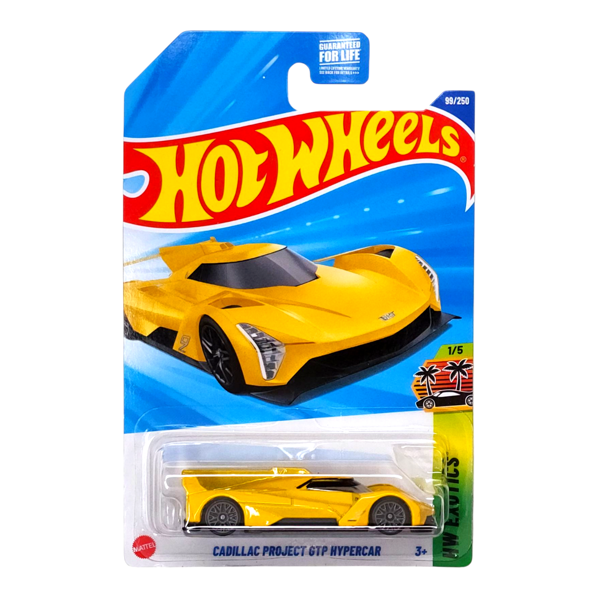 HOT WHEELS Cadillac Project 8 Hypercar Yellow HW Exotics Mainline