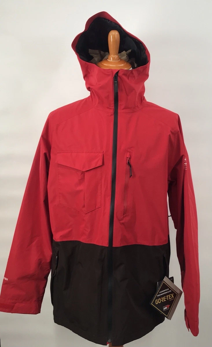 Dakine Mens Smyth Pure Gore-Tex Shell Jacket Coat Ski Snowboard Red Size Large