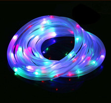 50/100LED Solar Rope Tube Light Waterproof String Outdoor Garden Tree Fence Lamp