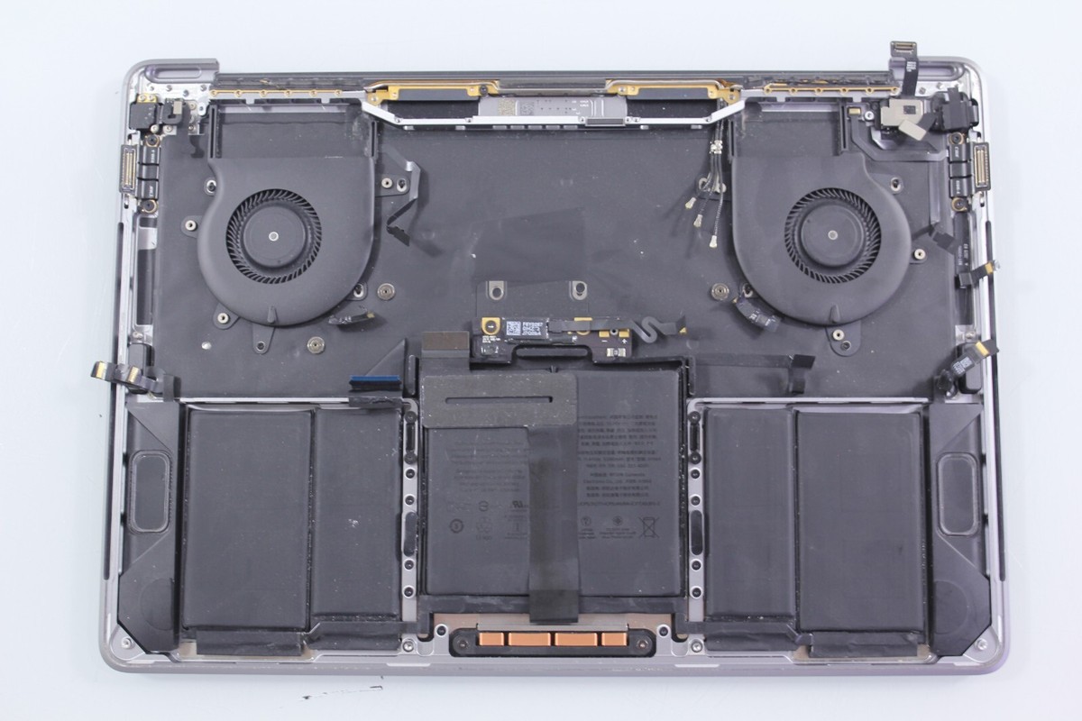 【MacBookPro】 バッテリーほぼ新品 15インチUSキーボード 512 OEM Palmrest Keyboard Silver + Battery for Apple MacBook Pro 13