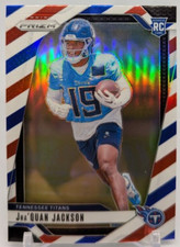 2024 Panini Prizm - #352 Jha'Quan Jackson (RC) Rookies Red White & Blue Prizm