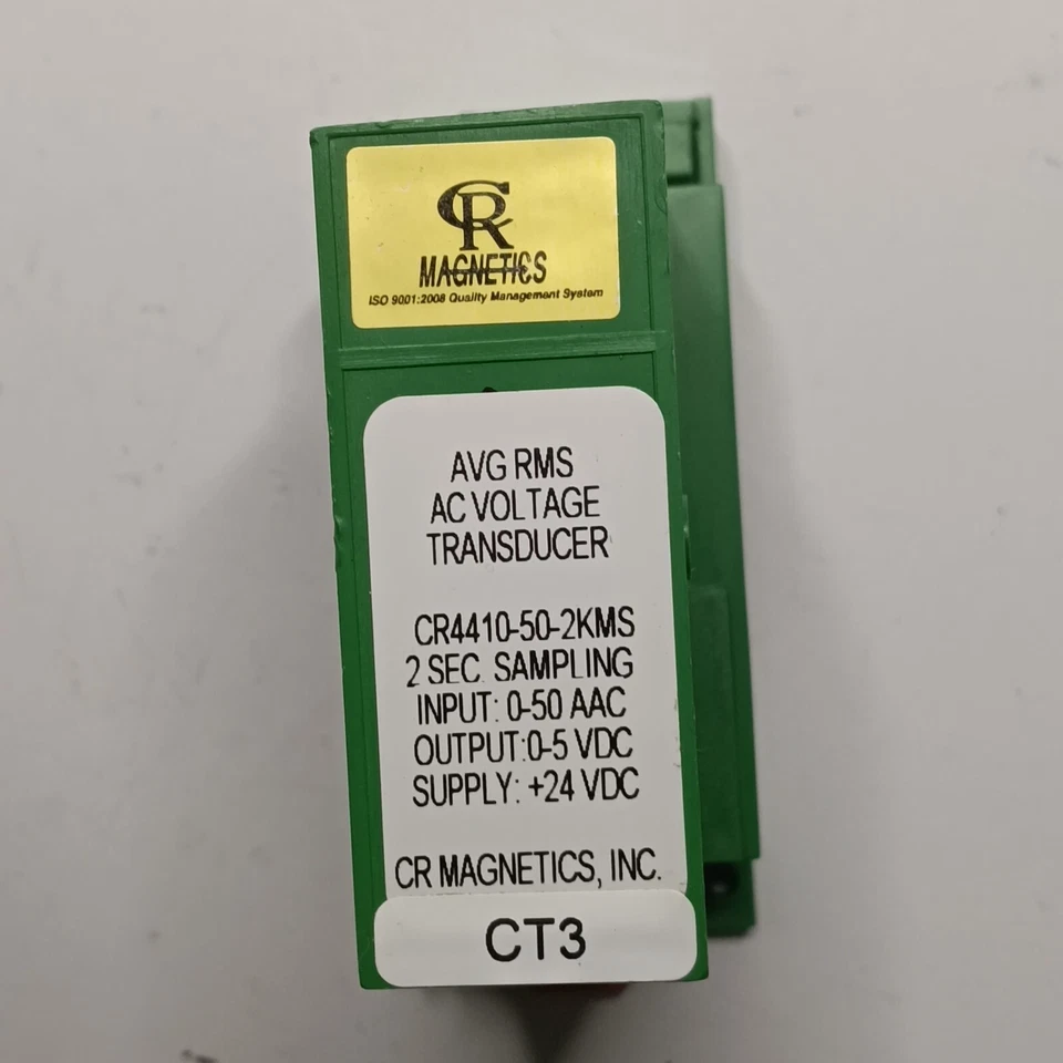 CR Magnetics CR4410-50-2KMS AC Voltage Transducer 0-5VDC CR4410502KMS Lot of 4 - Image 2 of 4