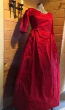 Silk colonial 18th century Claire ballgown