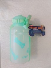 Lixit Thirsty Dog 20 oz Large Portable Sport Water Travel Bottle Bowl for Dogs