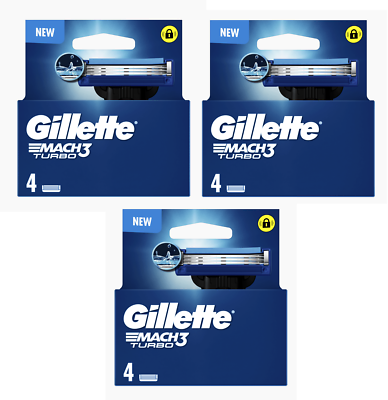 Recharge De Lames Gillette MACH3 - Lot De 8 Lames Originales - Neuf Sous Blister